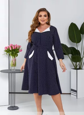 Платье 24-12 синее