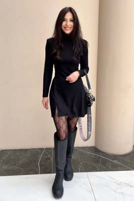 Платье Сана черный
