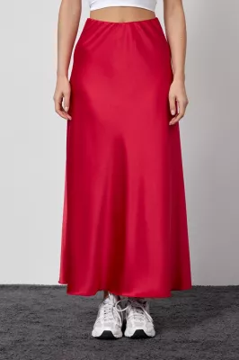 Шовкова спідниця 258.2 червона