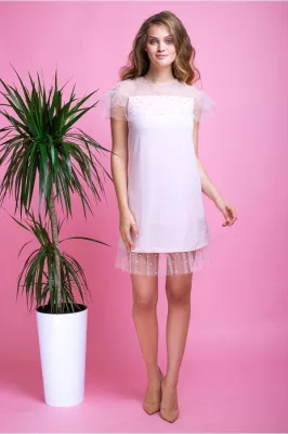 Сукня "Тіана" (пудра)