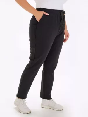 Брюки жіночі плюс сайз "Стеви" (чорний)