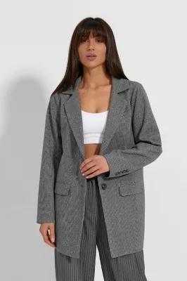 Вільний жакет 520.1 сірий