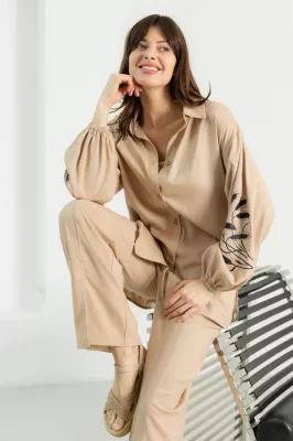 Сорочка 2154.5747 бежева