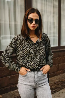 Сорочка 2012.5218 зелений