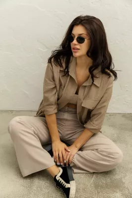 Рубашка 2067.5371 беж