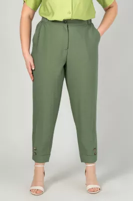 Штани Бона оливка