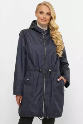 Плащ Лана синий
