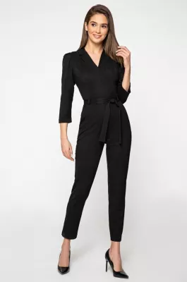 Стильний комбінезон 4536 чорний