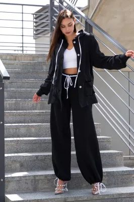 Костюм із брюками Фортуна чорний