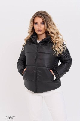 Женская куртка 38667 черный