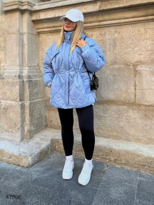 Куртка женская демисезонная 41386 голубой