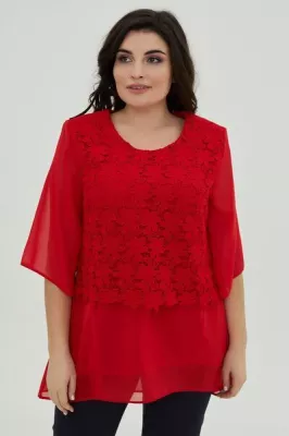 Туника Киара красная
